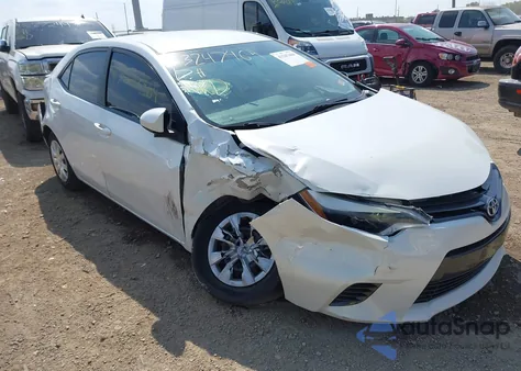 2015 Toyota Corolla Le Eco из США, поврежденный, VIN 5YFBPRHE9FP266687